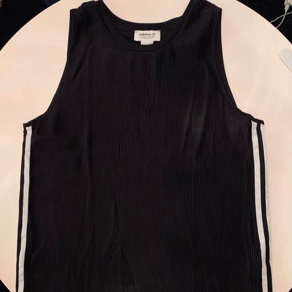 adidas pleated polyester shell/jersey - Picture 1 of 5